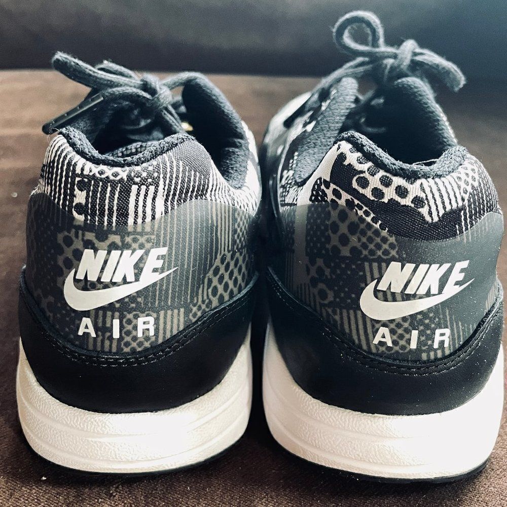 Mint Nike Air Max 1 Premium BHM Black White OREO 8.5 US 40 EUR - Picture 9 of 16